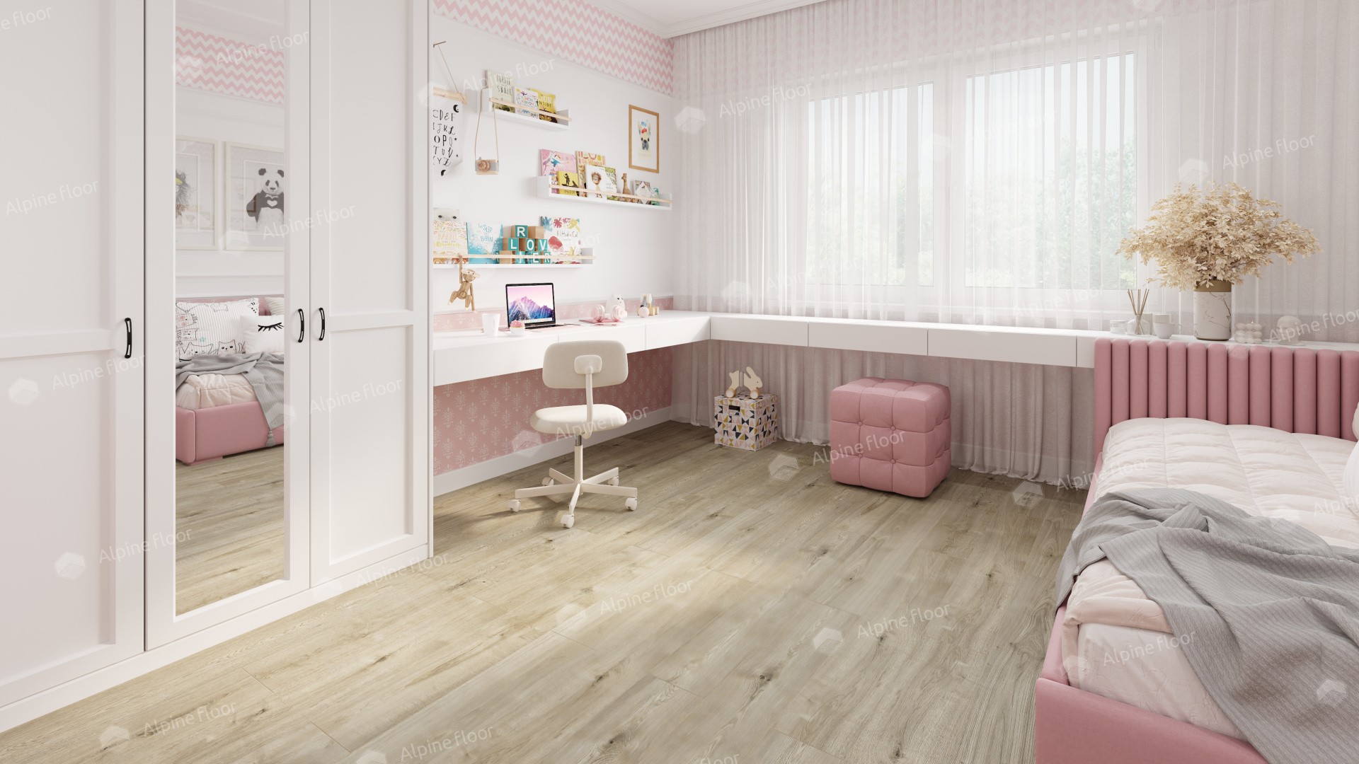 Ламинат "Alpine Floor" Дуб Амстердам (1285*192*8 мм) — купить в Омске