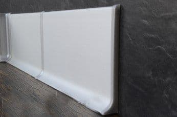 Плинтус алюминиевый L-образный анодированное серебро (3000*11*100 мм) — купить в Омске