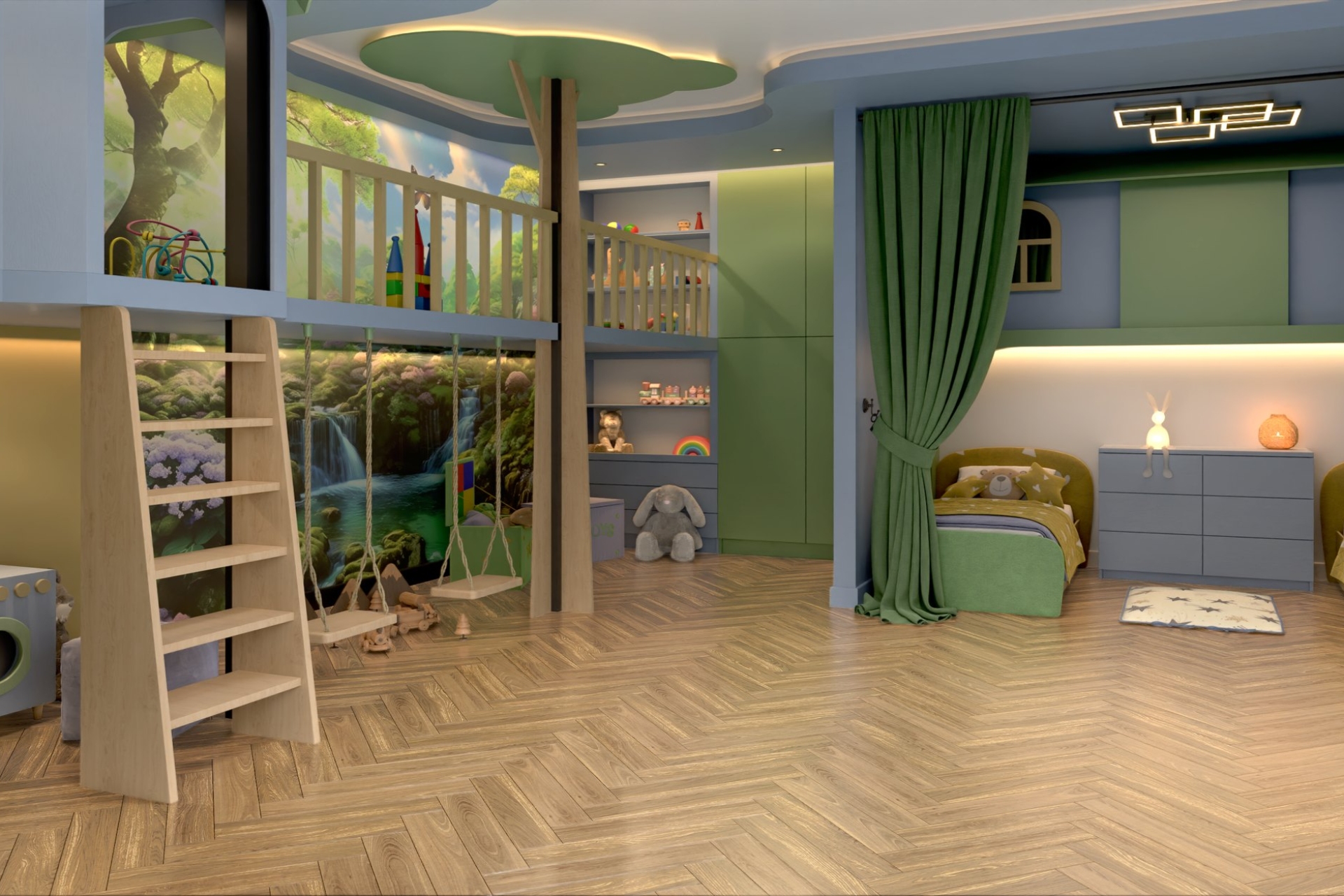 Инженерный паркет «Damy Floor» Натуральный (укладка елочкой) — купить в Омске