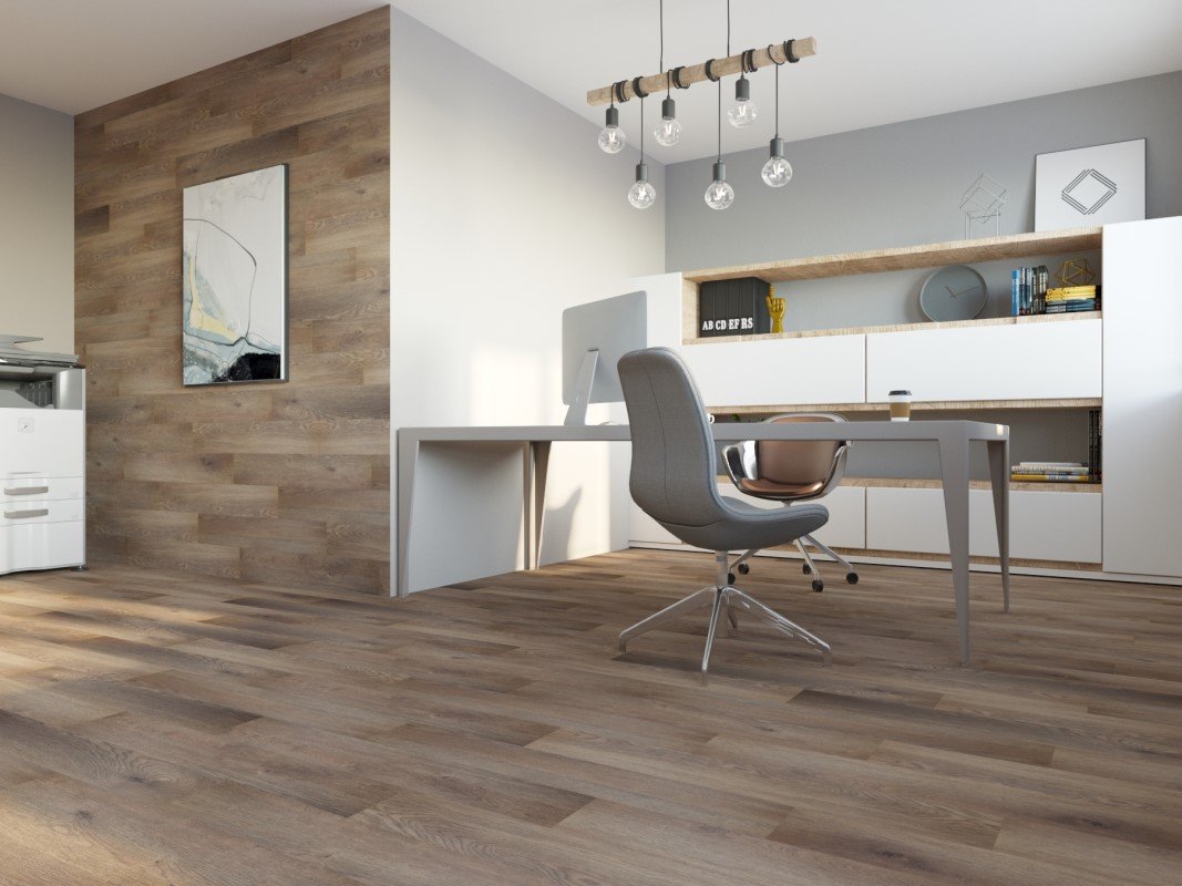 Замковая ПВХ плитка "Art Tile" Дуб Террас (920*150*4 мм) — купить в Омске