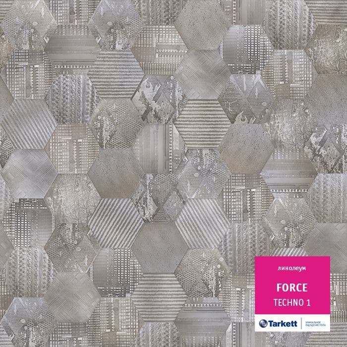 Линолеум полукоммерческий "Tarkett" Force Techno 1 (4м) — купить в Омске