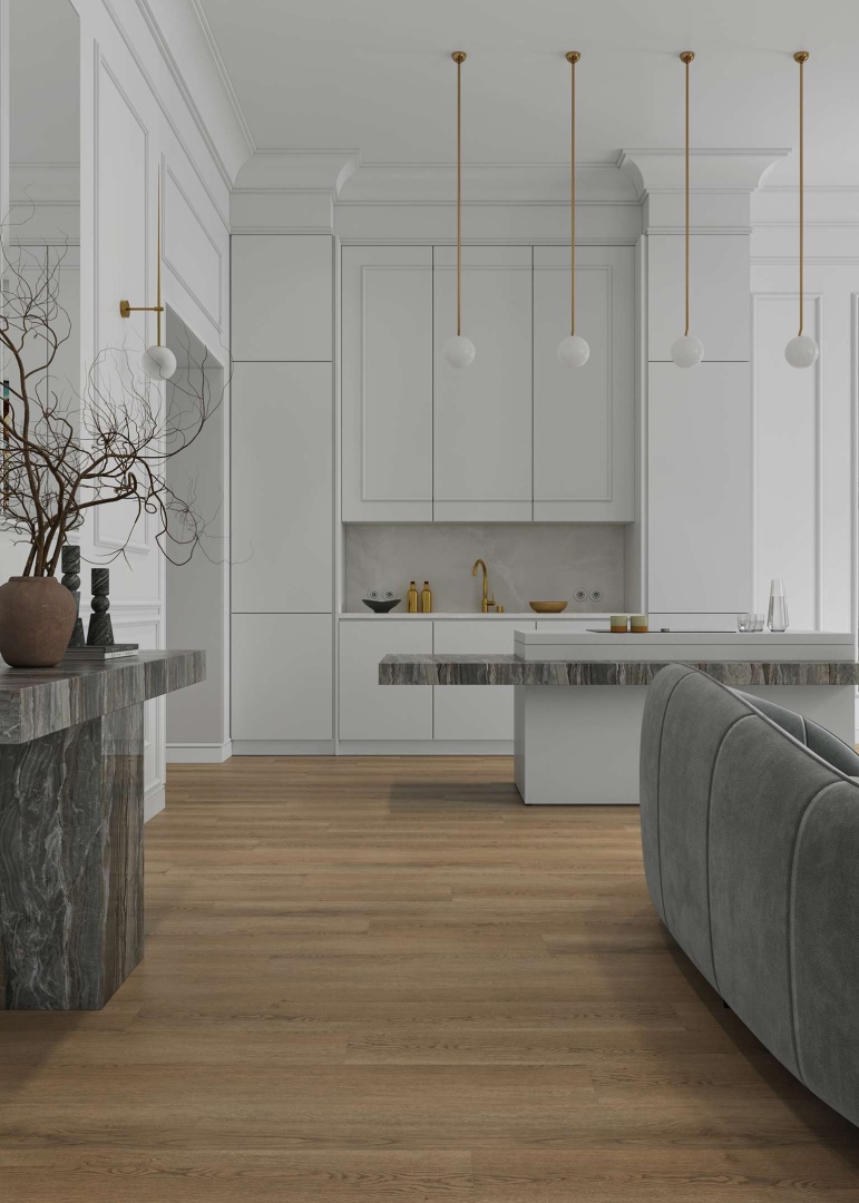 Кварцвиниловая плитка LVT "Alpine Floor" Дуб Фридрих (1219*184*2 мм) — купить в Омске