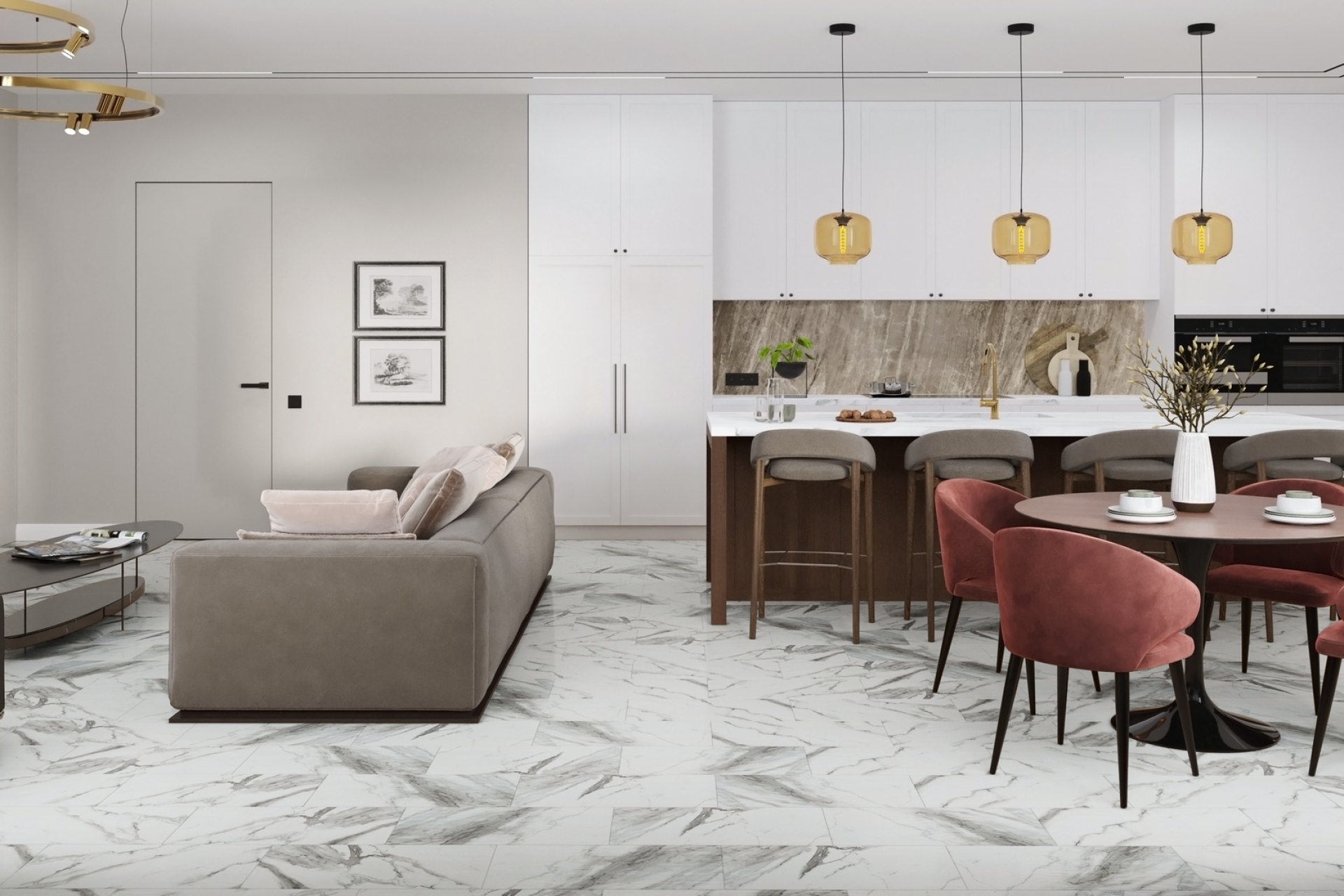 SPC плитка «Damy Floor» Эверест (610*305*5 мм) — купить в Омске