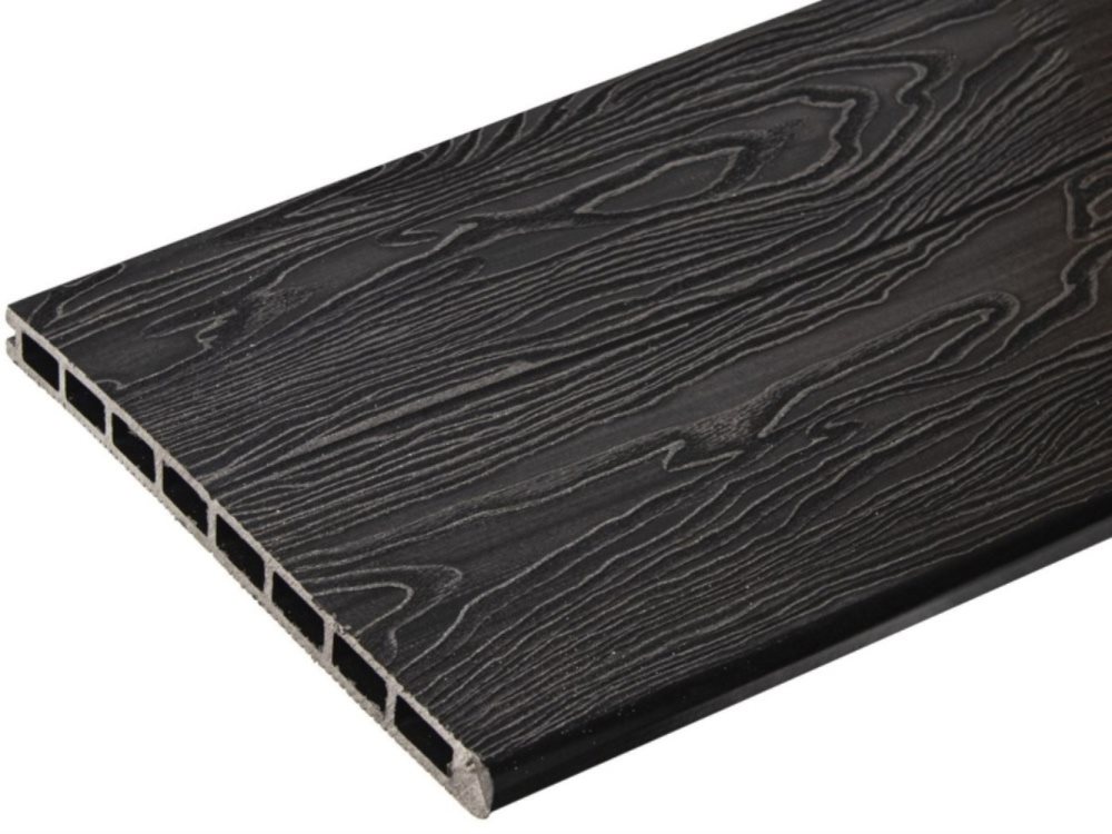 Ступень TalverWood 313*25*4000мм, антрацит, 3D — купить в Омске