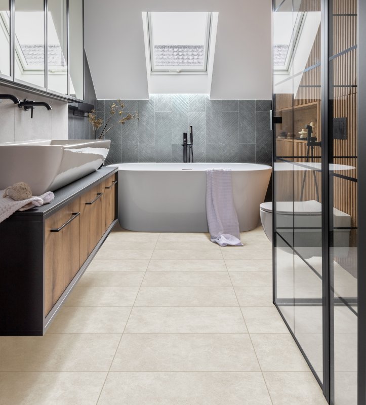 SPC ламинат  "Aberhof" Concrete 1254 (600*300*4 мм) — купить в Омске