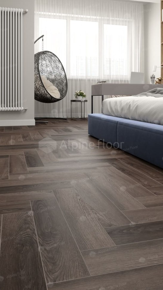 Виниловая плитка "Alpine Floor" Parquet LVT Фафнир (590*118*2,5 мм) — купить в Омске