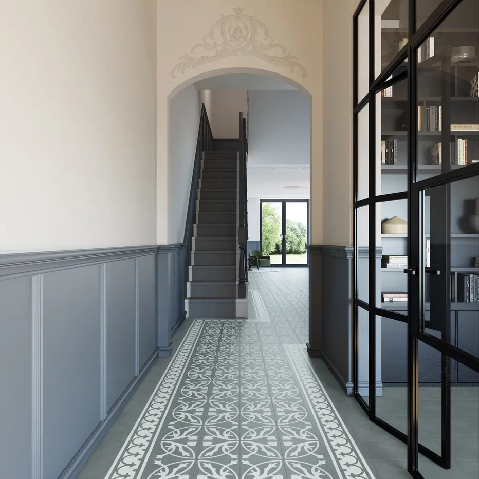 Кварцвиниловая плитка "Invictus" Victorian Bord Smoke (229*229*2,5мм) — купить в Омске