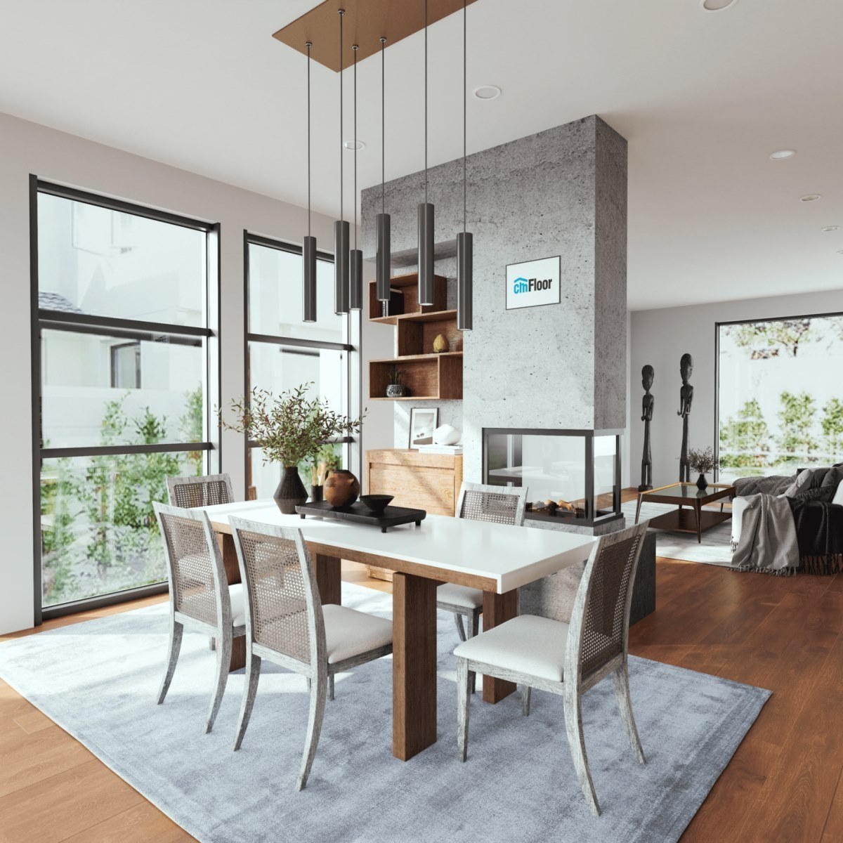 Виниловое напольное покрытие ScandiWood 18 Дуб Корица (180*1220*5 мм) — купить в Омске