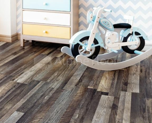 Кварцвиниловая плитка "Alpine Floor" Орех Состаренный (1219*184*3мм) — купить в Омске