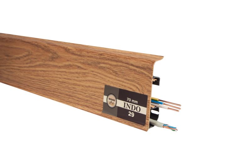 Плинтус "Arbiton" Indo Дуб Лютея (2500*26*70 мм) — купить в Омске