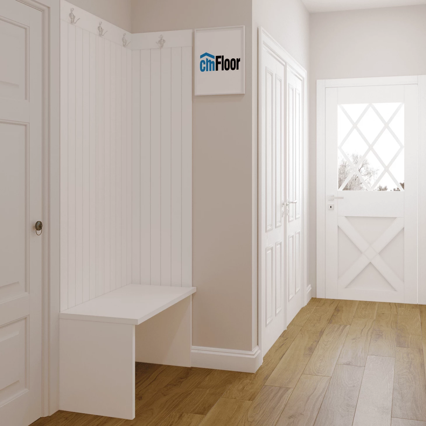 SPC плитка для пола Орех Американский (1220*180*4 мм) — купить в Омске