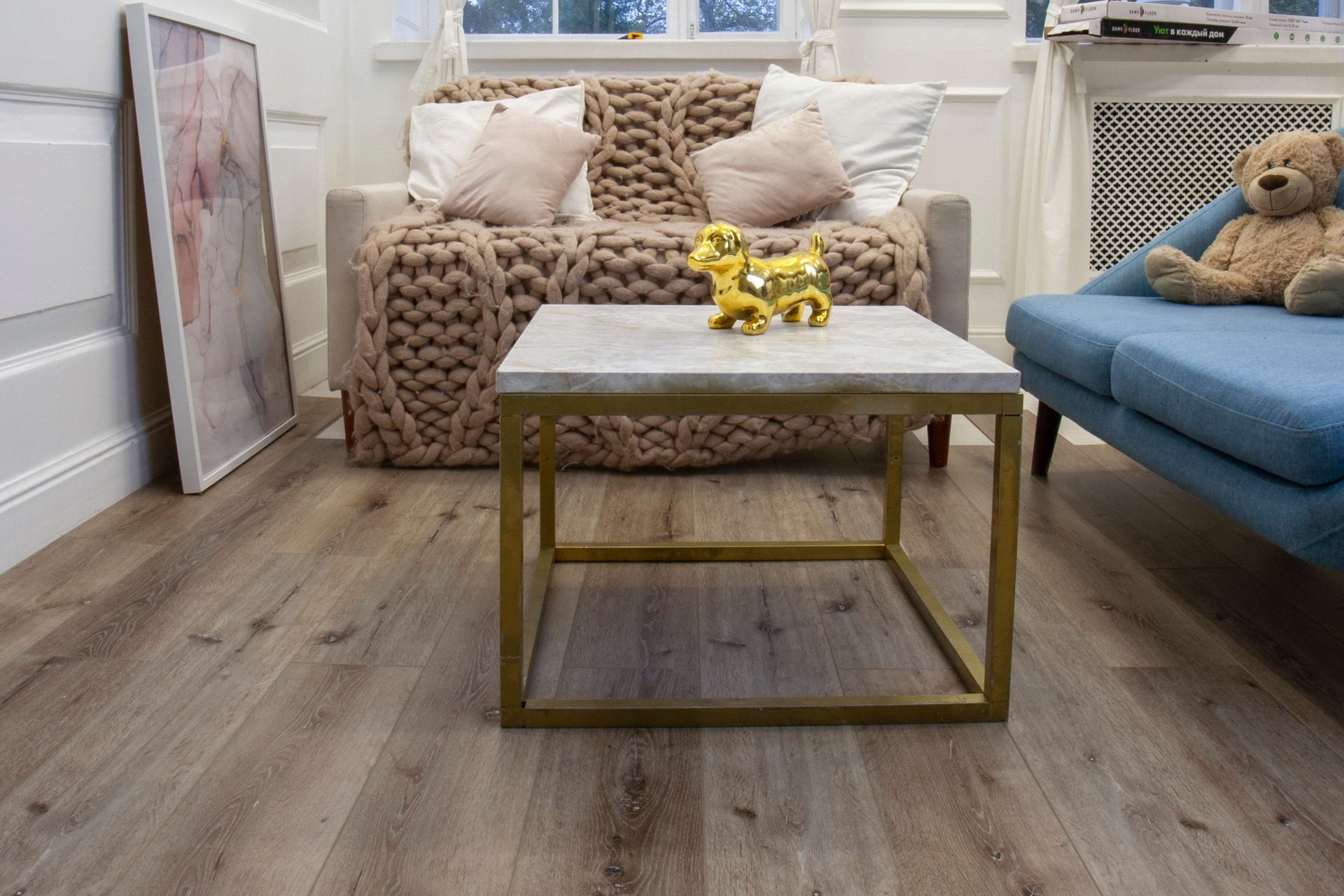 Усовершенствованная кварц-виниловая плитка «Damy Floor» Дуб Лофт (1227*187*2,5 мм) — купить в Омске