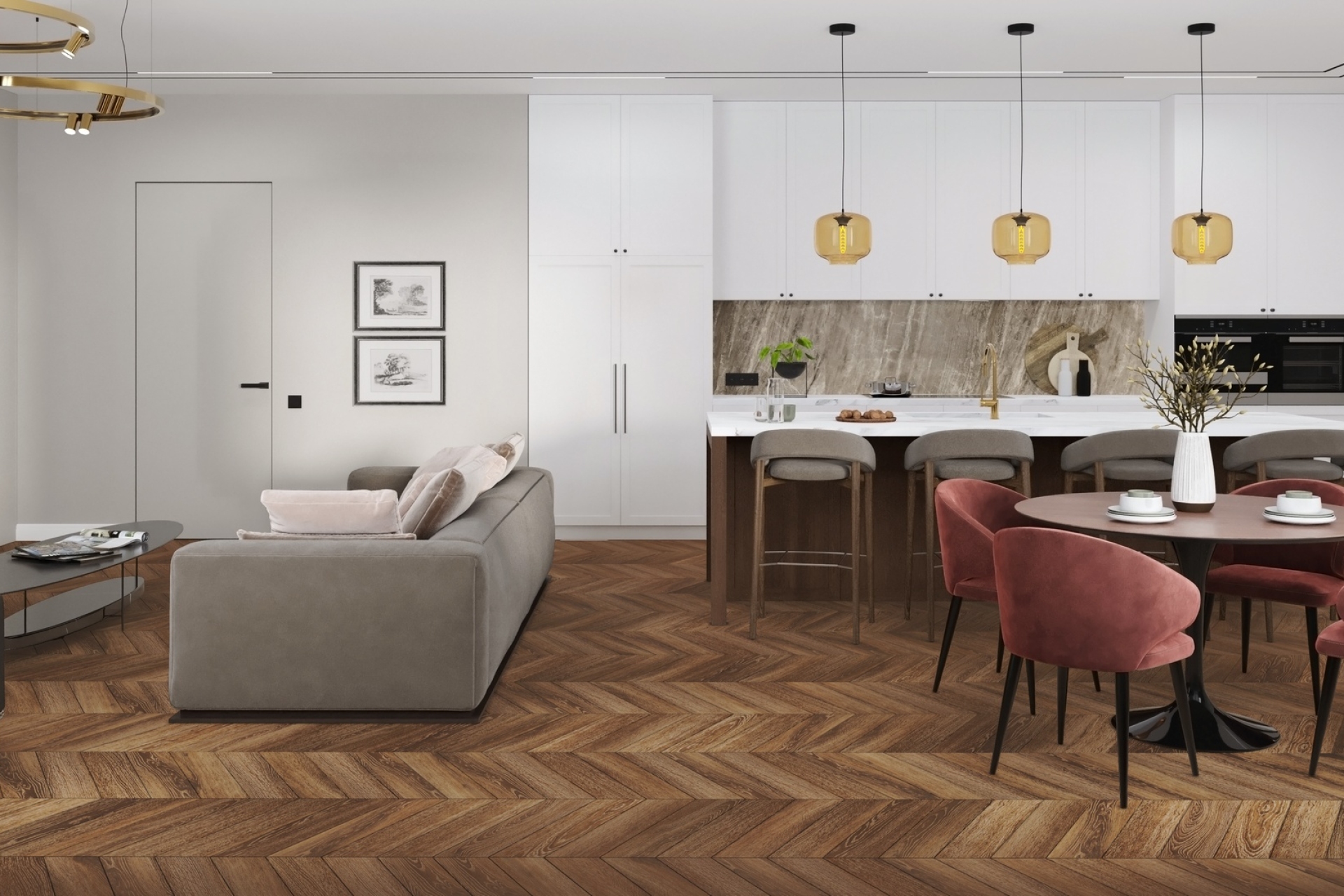 SPC ламинат «Damy Floor» Шайо (600*127*5 мм) — купить в Омске