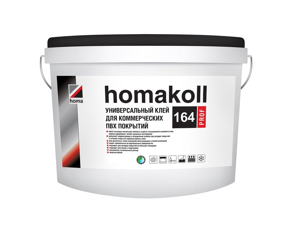Универсальный клей для коммерческих ПВХ покрытий "Homakoll" 164 Prof 20 кг