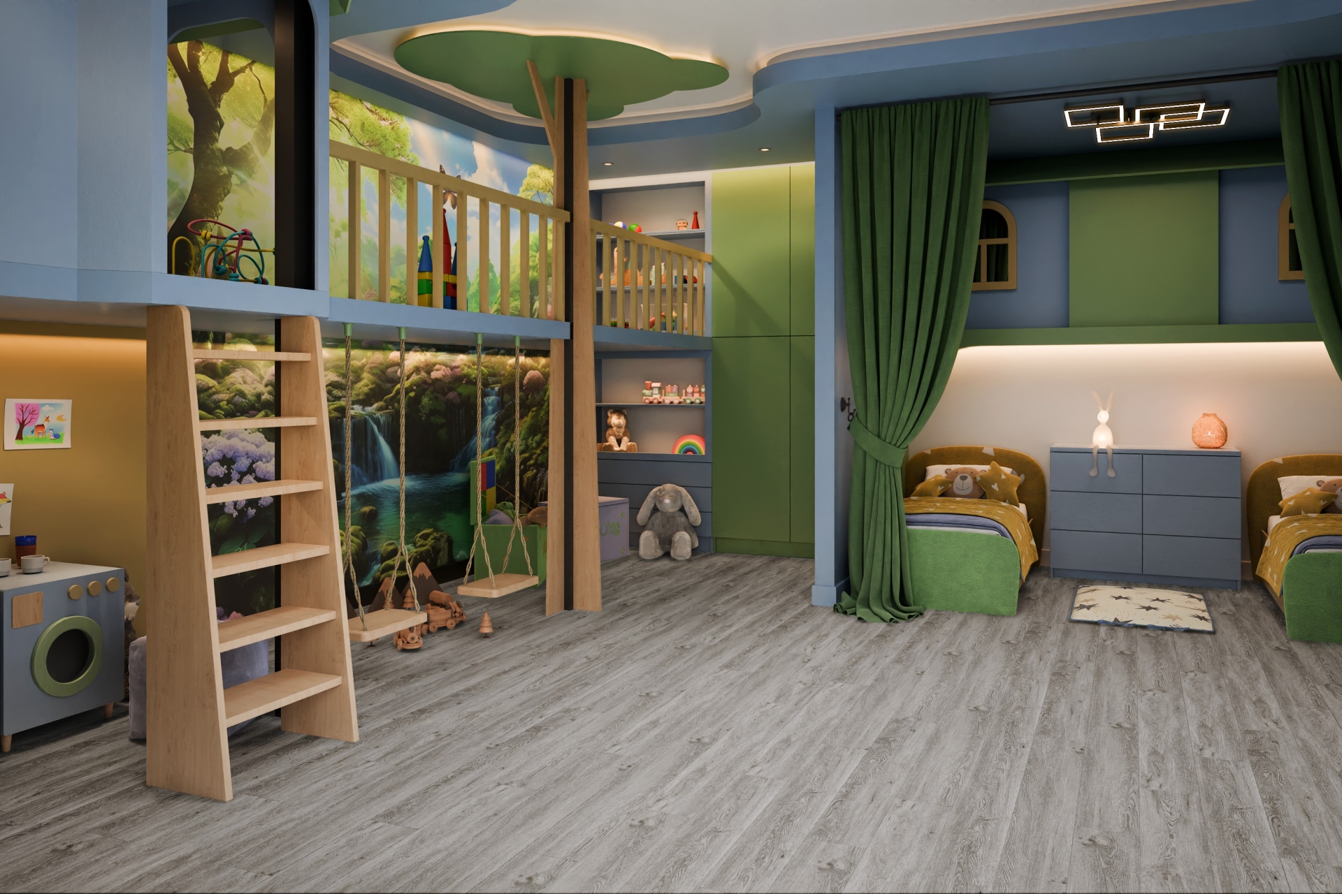 SPC ламинат «Damy Floor» Дуб Английский (1220*180*4 мм) — купить в Омске