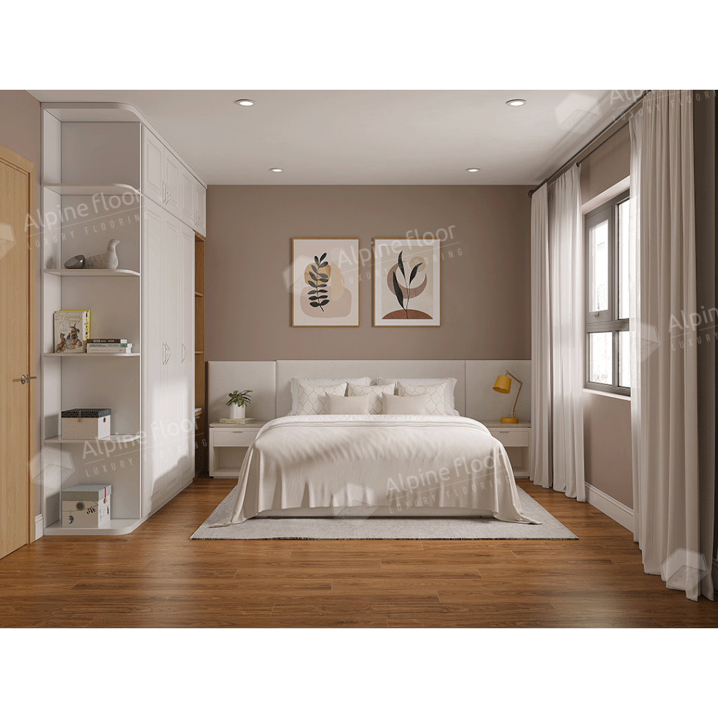 SPC ламинат "Alpine Floor" Орех Маррон Классик (1220*183*4 мм) — купить в Омске