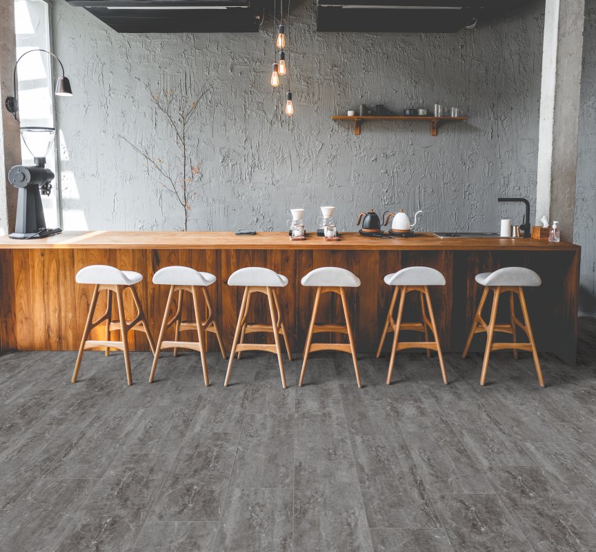 SPC ламинат  "Noventis" Гери (600*300*4 мм) — купить в Омске