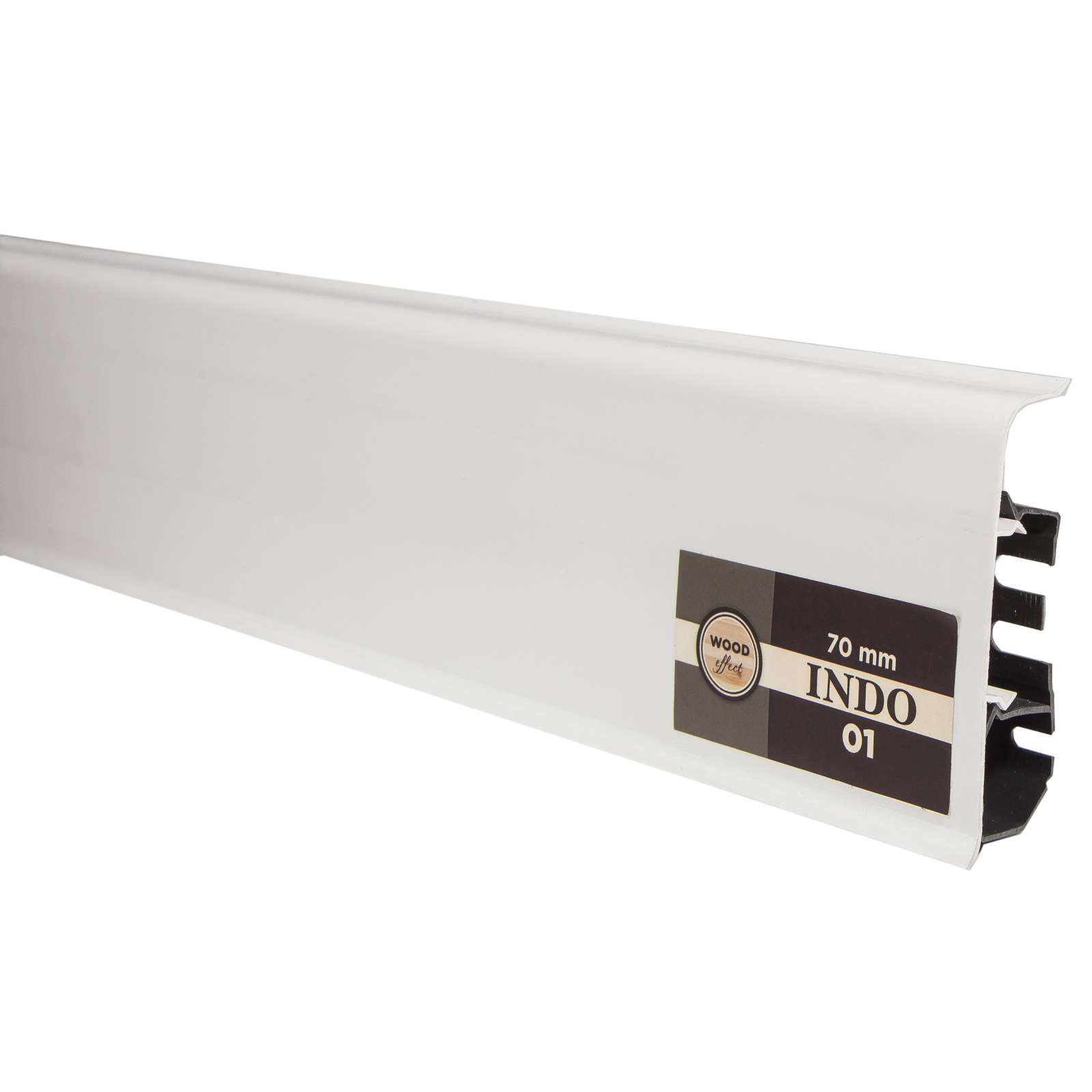 Плинтус "Arbiton" Indo Белый (2500*26*70 мм) — купить в Омске