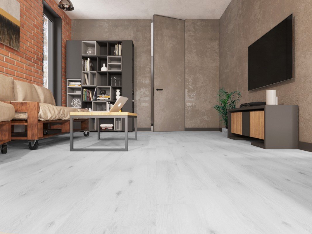 Замковая ПВХ плитка "Art Tile" Ясень Эдмонтон (920*150*4 мм) — купить в Омске