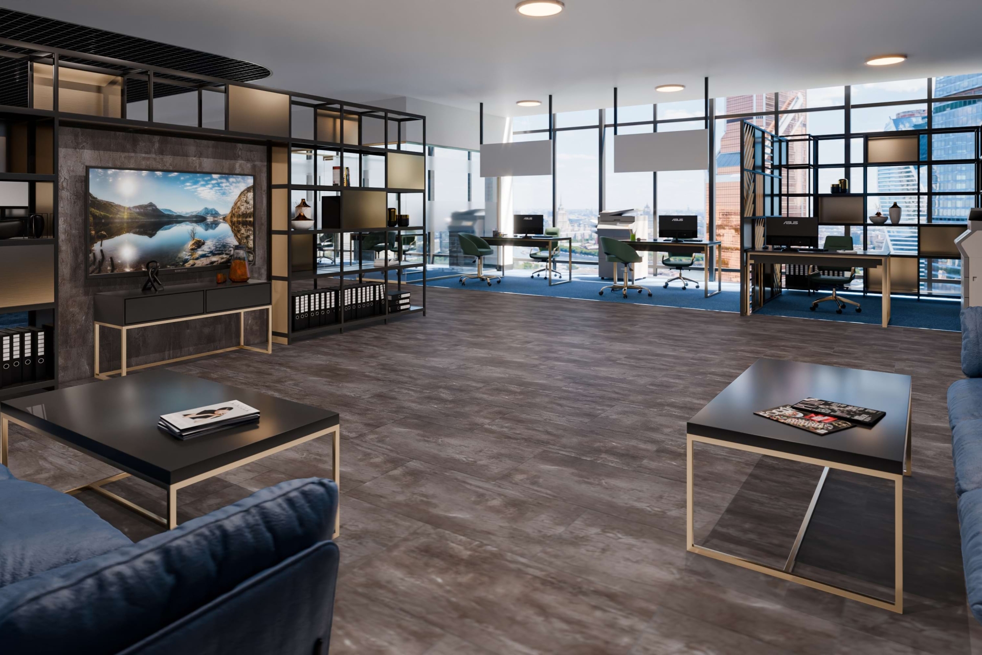 Усовершенствованная кварц-виниловая плитка «Damy Floor» Вайсхорн (912,4*455,2*2,5 мм) — купить в Омске