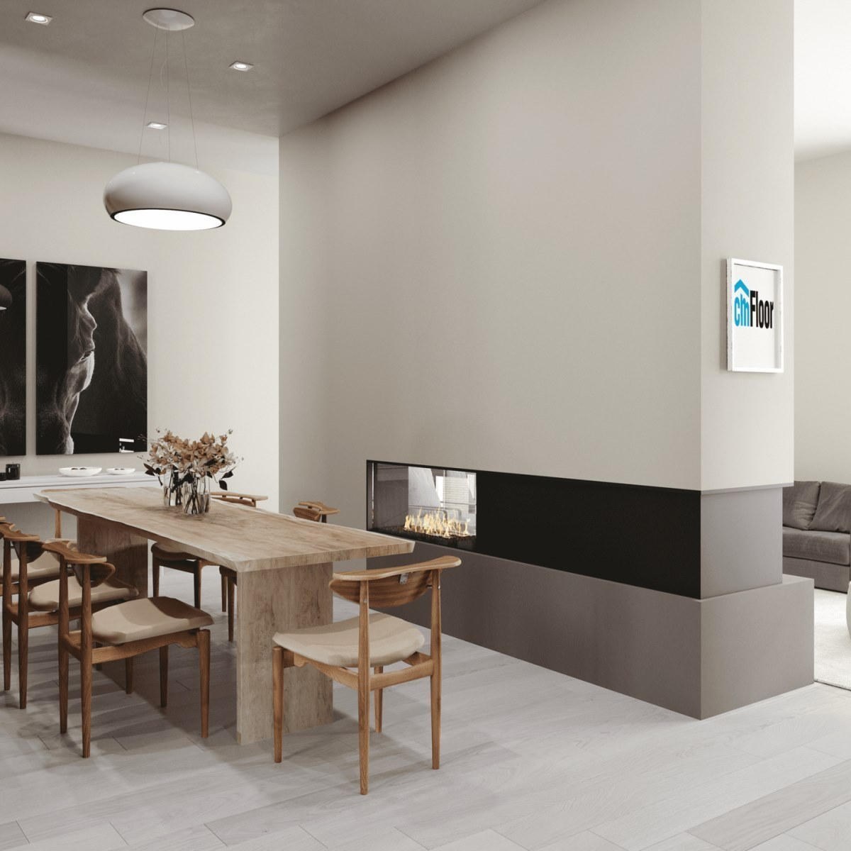 Виниловое напольное покрытие ScandiWood 02 Дуб Белый (180*1220*5 мм) — купить в Омске