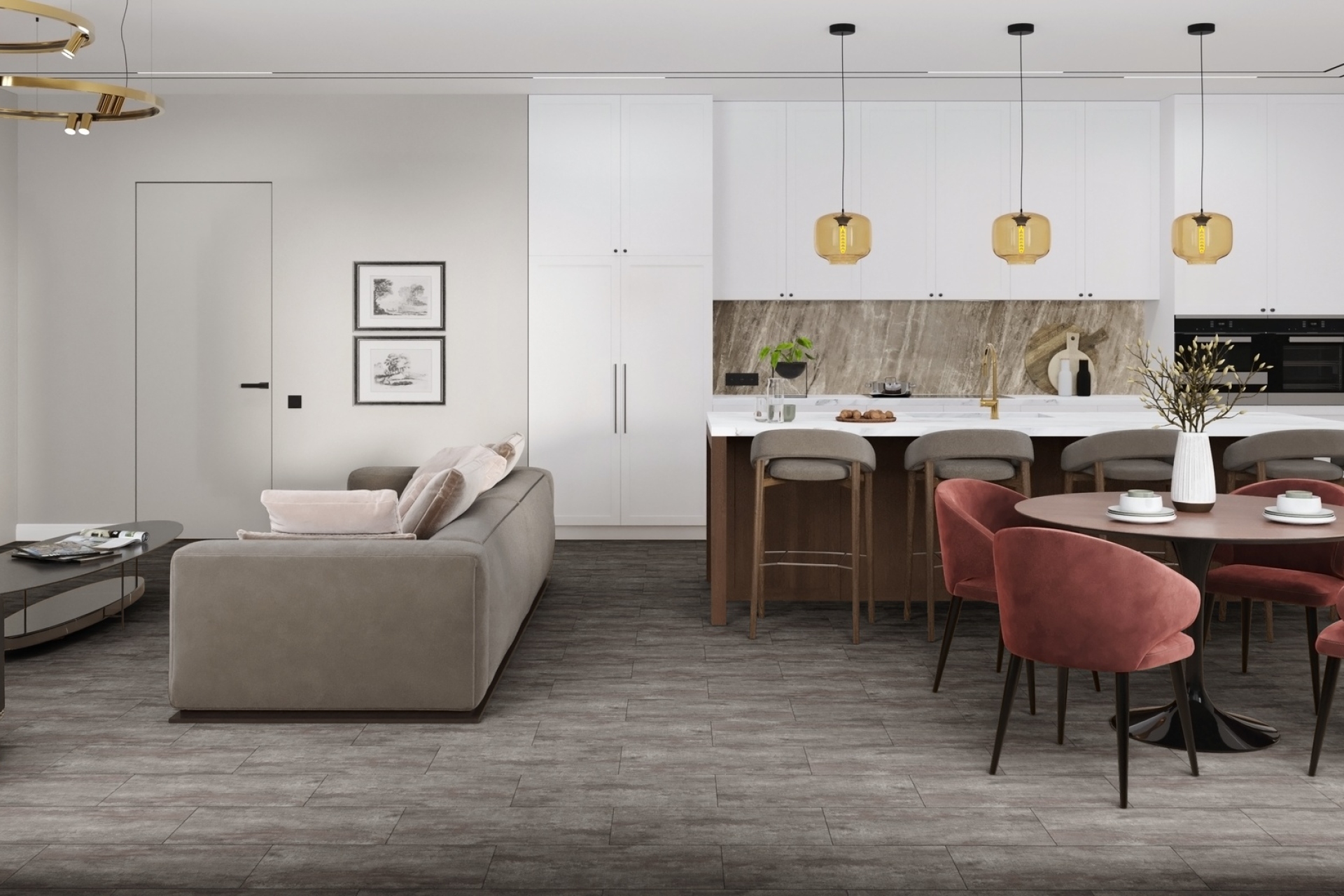 SPC плитка «Damy Floor» Арарат (610*305*5 мм) — купить в Омске