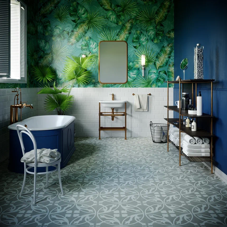 Кварцвиниловая плитка "Invictus" Victorian Deco Smoke (229*229*2,5мм) — купить в Омске