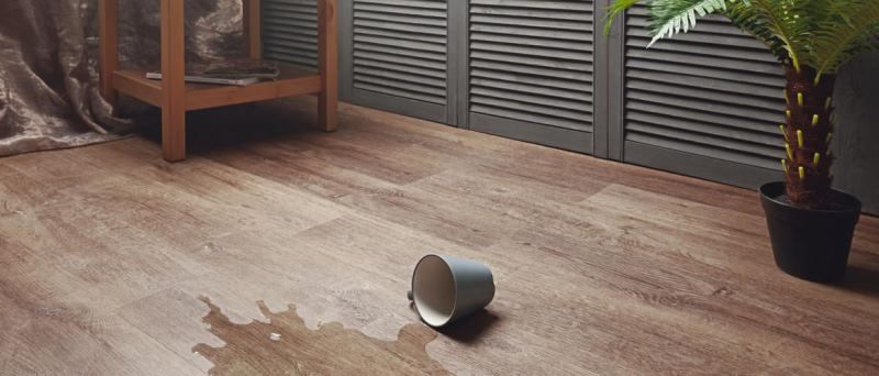 Кварцвиниловая плитка "Aquafloor" AF6033 Glue (1219,2*177,8*2 мм) — купить в Омске