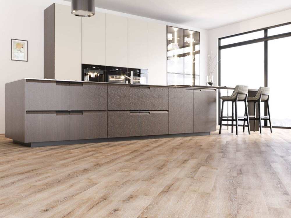 Замковая ПВХ плитка "Art Tile" Дуб Шеридан (920*150*4 мм) — купить в Омске