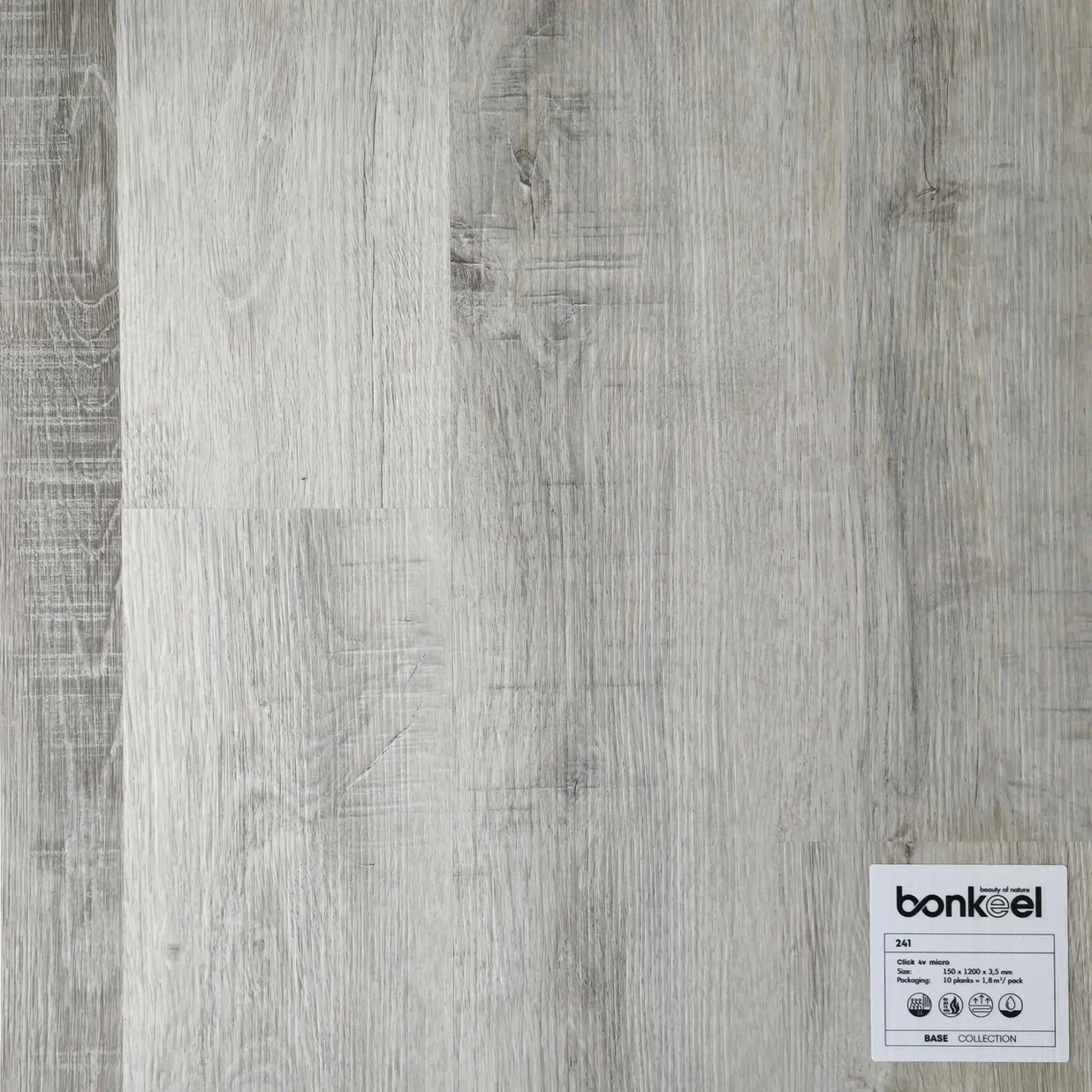 Плитка ПВХ "Bonkeel" Base New 241 (1220*150*3,5 мм) — купить в Омске
