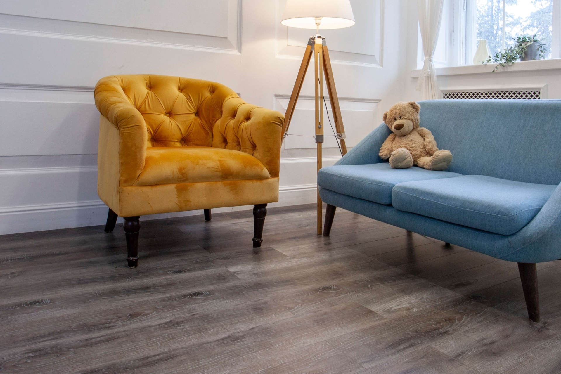 SPC ламинат «Damy Floor» Дуб Рустикальный Черный (1220*180*4 мм) — купить в Омске