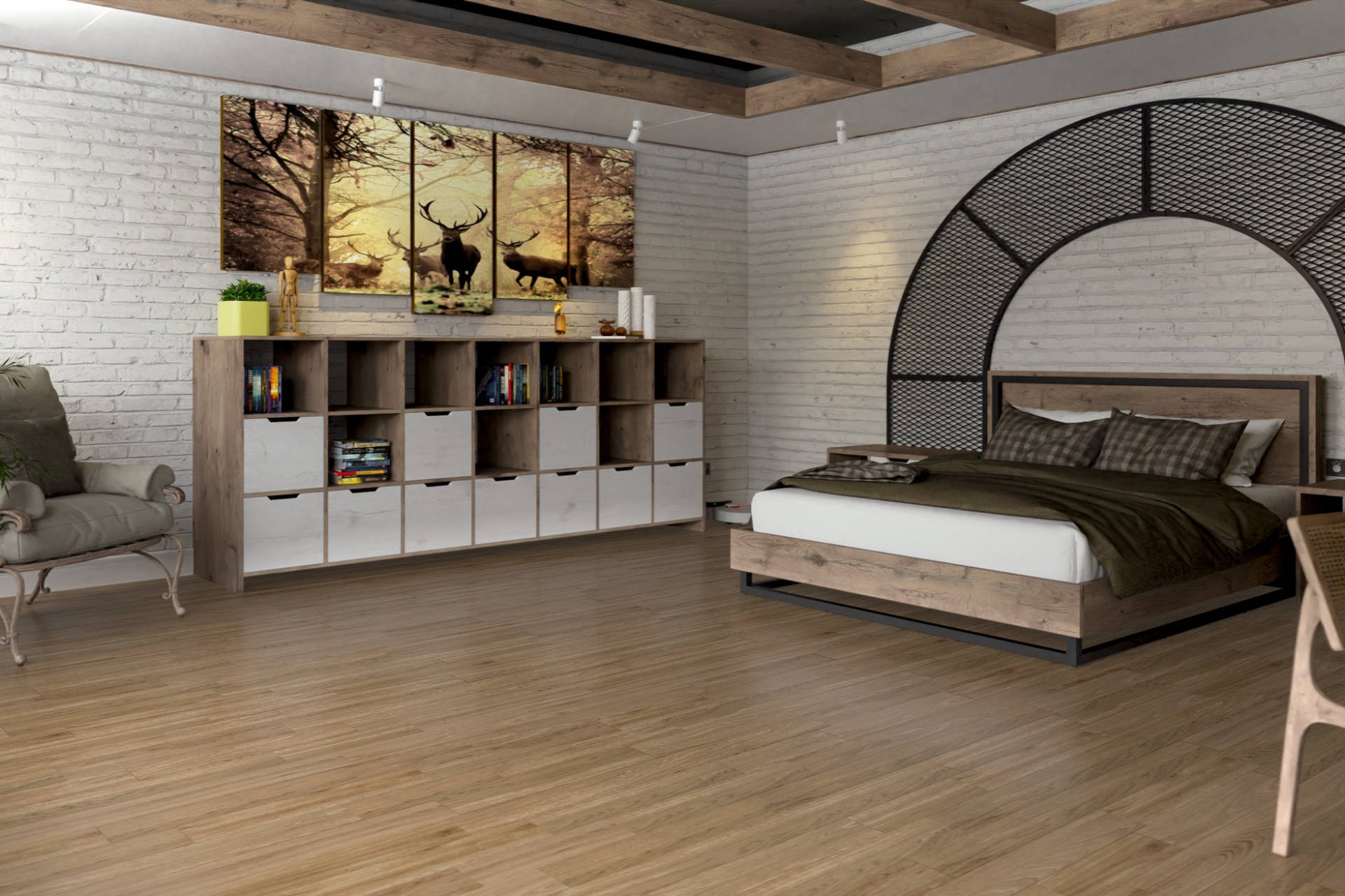 Инженерный паркет «Damy Floor» Натуральный (укладка палуба) — купить в Омске