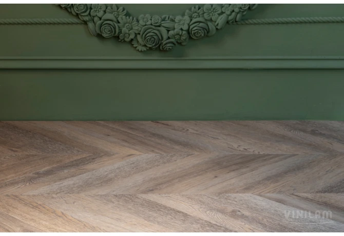 Кварц-винил Шеврон Шампань (690*115*2,5 мм) — купить в Омске