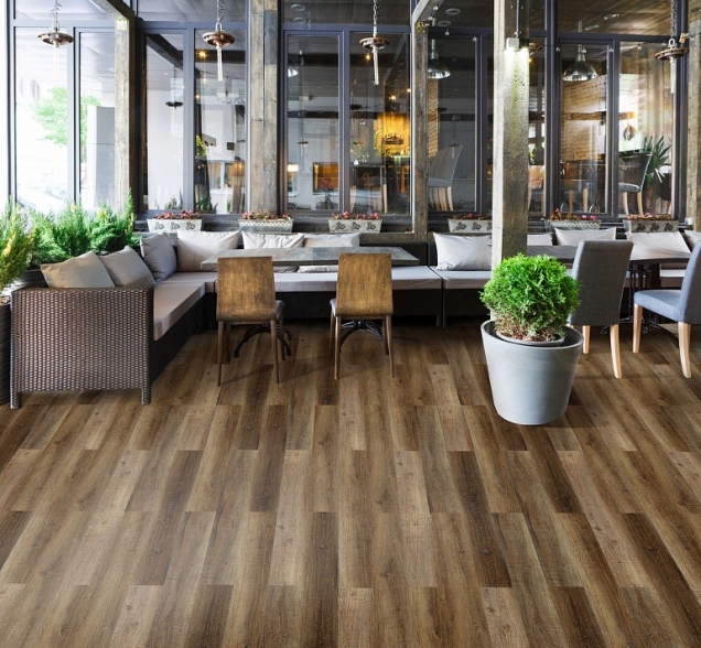 SPC ламинат "CronaFloor" Wood 4V Дуб Чак (1200*180*4 мм) — купить в Омске