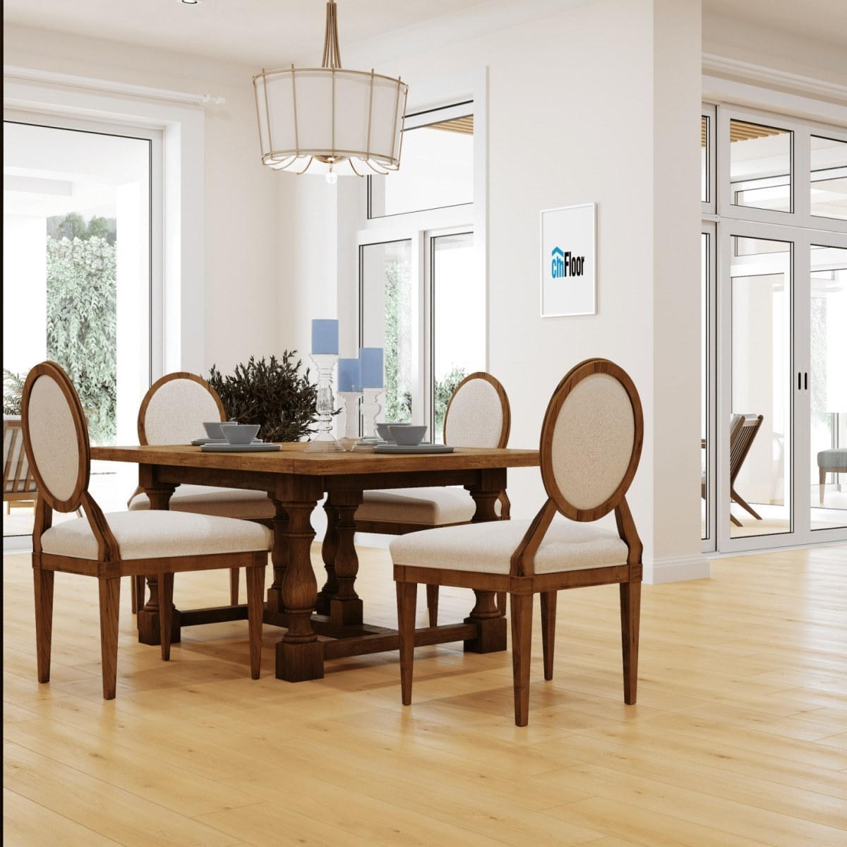 Виниловое напольное покрытие ScandiWood 09 Дуб Орегон (180*1220*5 мм) — купить в Омске