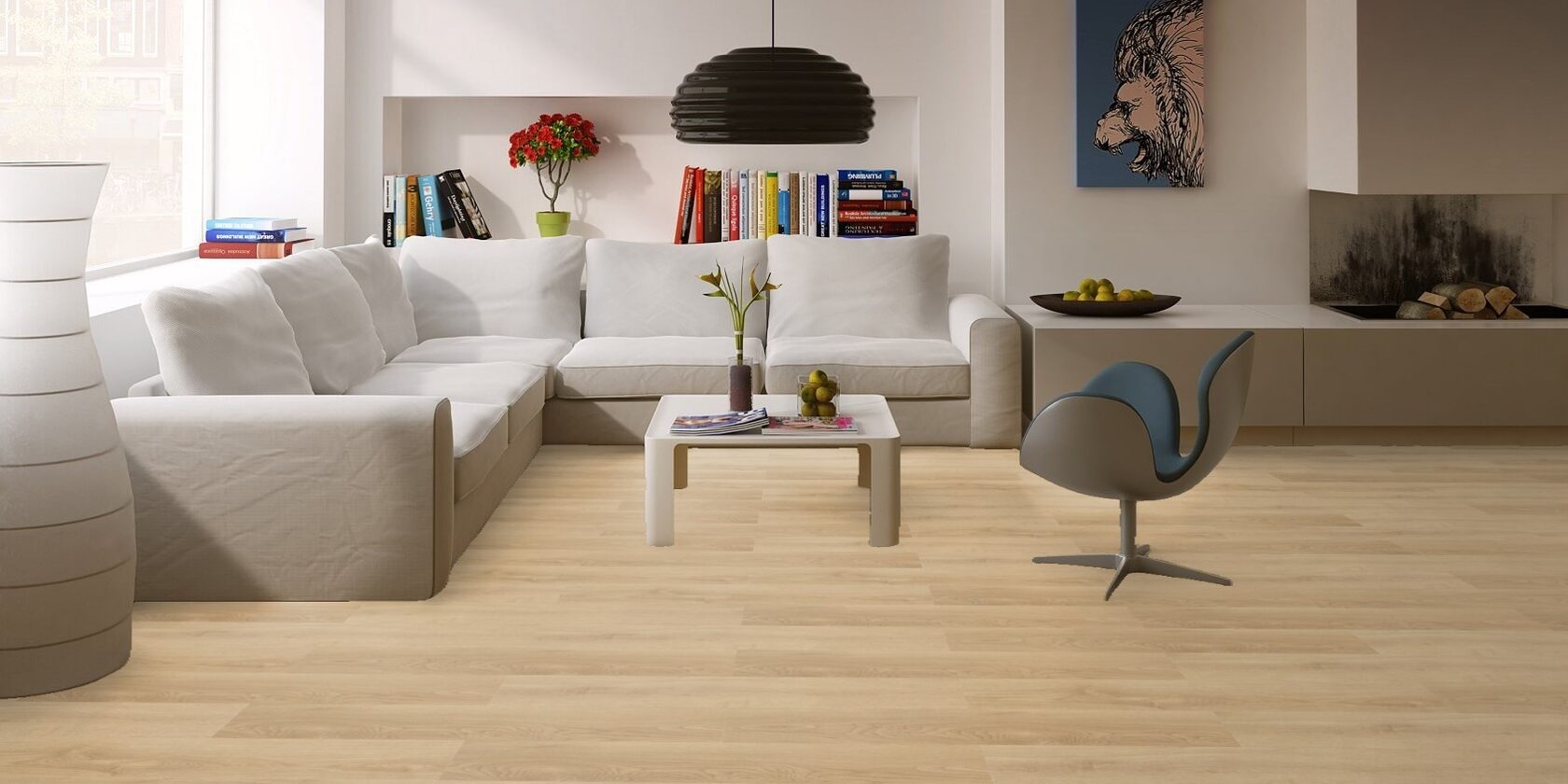 Клеевая плитка для коммерческих помещений "Bonkeel" Eruption (914,4*152,4*2,1мм) — купить в Омске