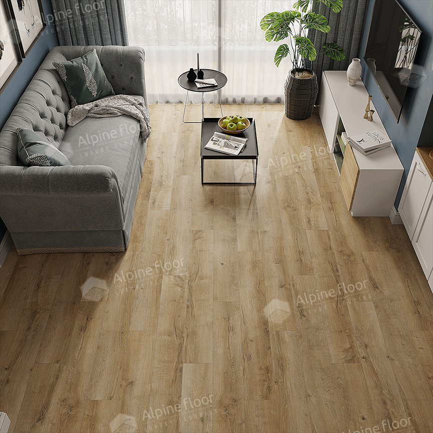 Ламинат "Alpine Floor" Дуб Бирмингем (1285*192*8 мм) — купить в Омске