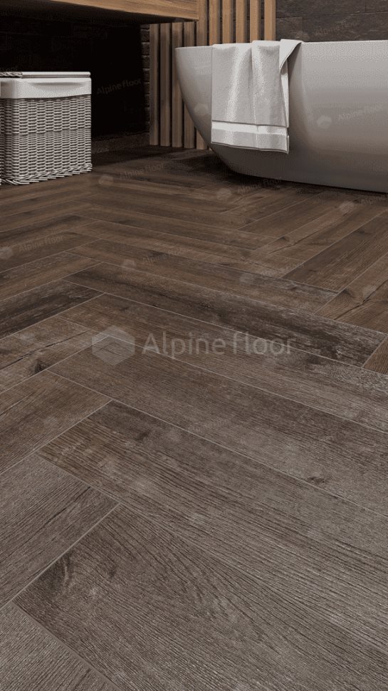 Виниловый ламинат "Alpine Floor" Parquet Light Дуб Альферац (600*125*4 мм) — купить в Омске