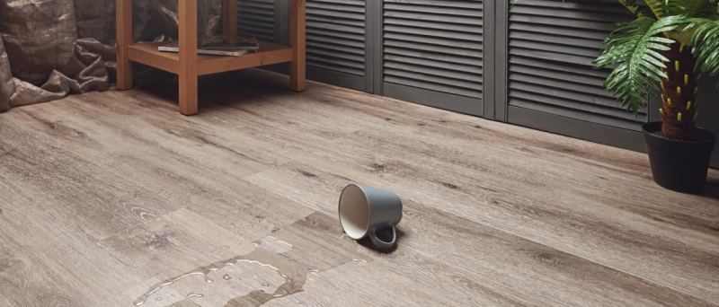 Кварцвиниловая плитка "Aquafloor" AF6041 Glue (1219,2*177,8*2 мм) — купить в Омске