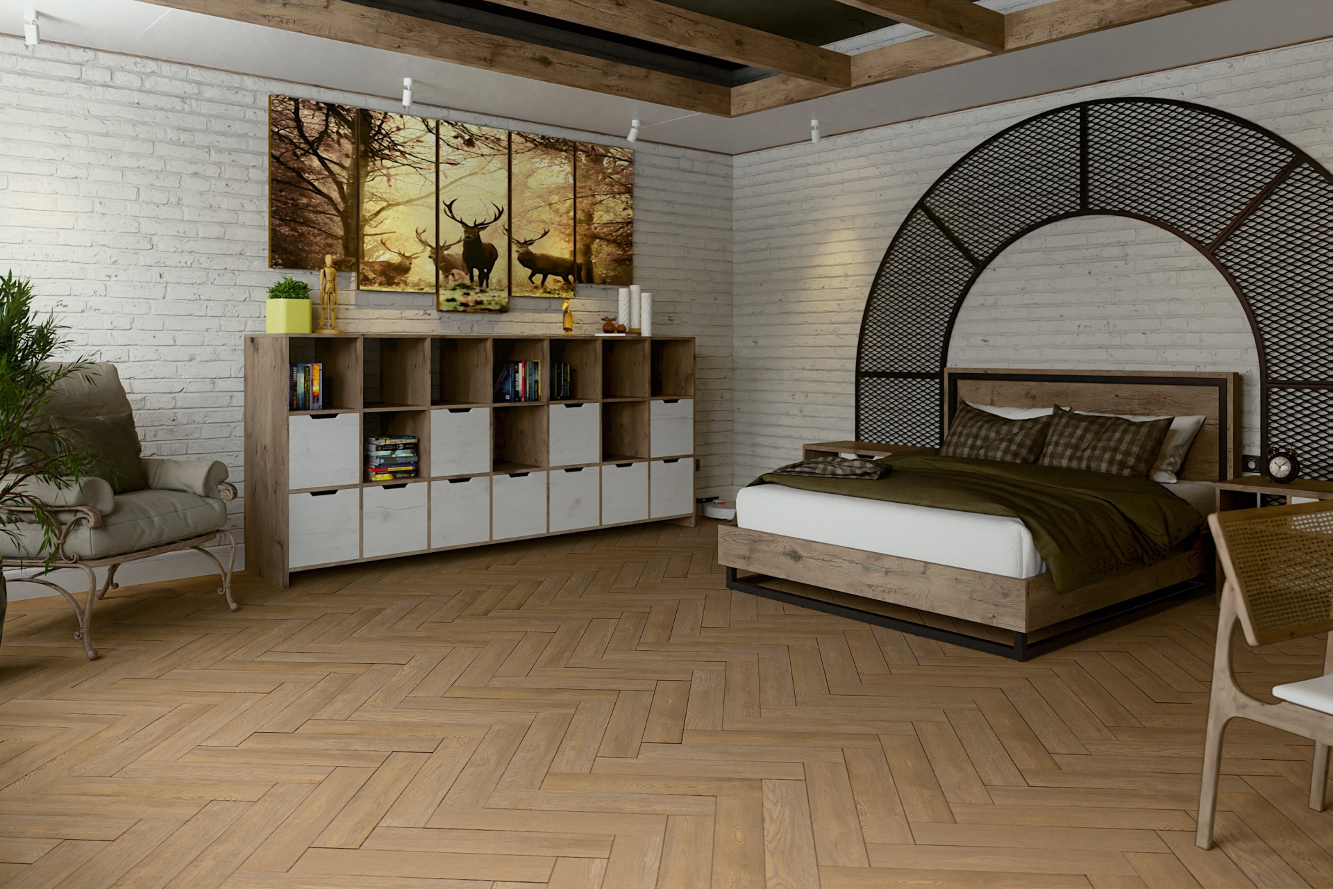 SPC ламинат «Damy Floor» Брайтон (615*123*4 мм) — купить в Омске