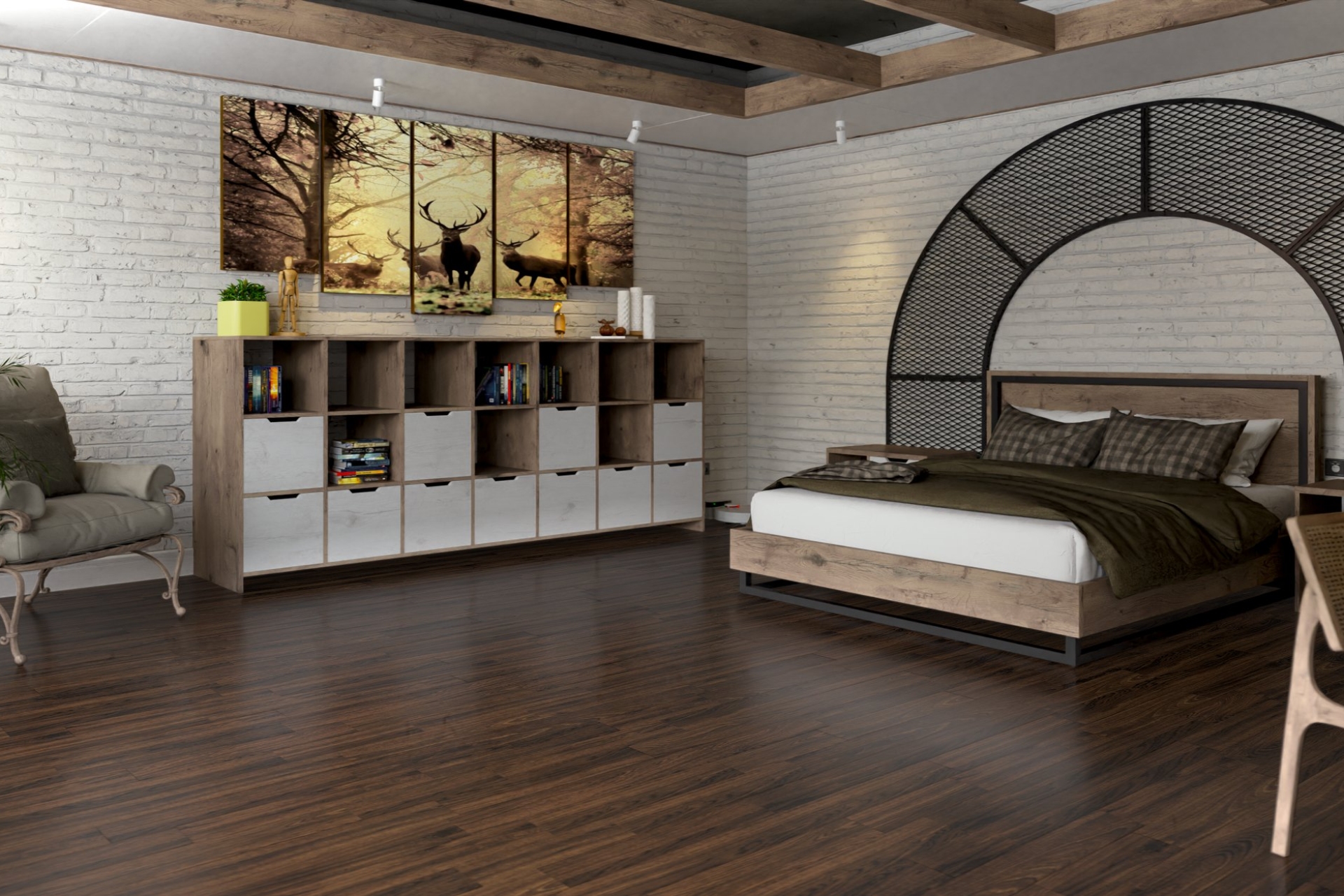 Инженерный паркет «Damy Floor» Каштановый — купить в Омске