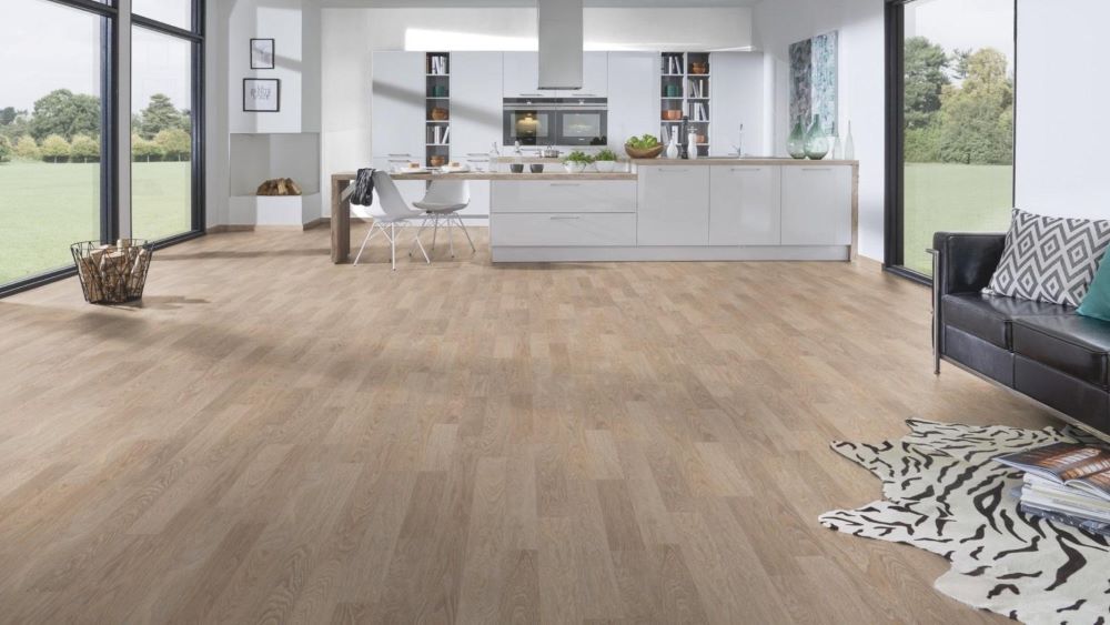 Ламинат "Kronospan" Forte Classic Дуб Льняной 4283 (1285*192*8 мм) — купить в Омске