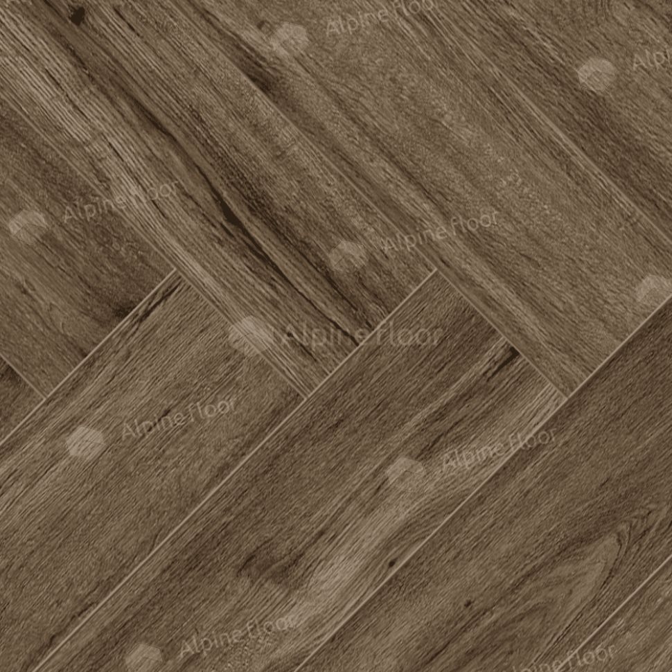 Ламинат "Alpine Floor" Herringbone 12 PRO Дуб Бордо (606*101*12 мм) — купить в Омске
