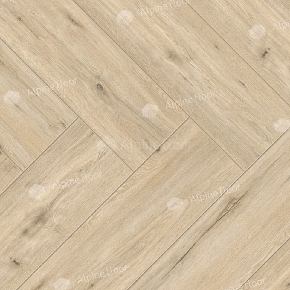 Ламинат "Alpine Floor" Herringbone Дуб Лион (606*101*8 мм) — купить в Омске