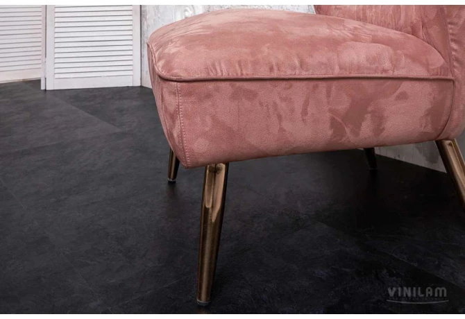 Кварц-винил Сланцевый Чёрный (950*480*2,5 мм) — купить в Омске