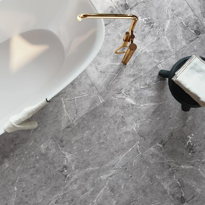 SPC ламинат "Invictus" Hudson Stone Silver (907*450*6мм) — купить в Омске