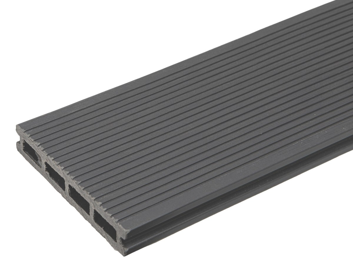 Террасная доска серый TalverWood 150*25мм, 3 D+вельвет брашинг — купить в Омске