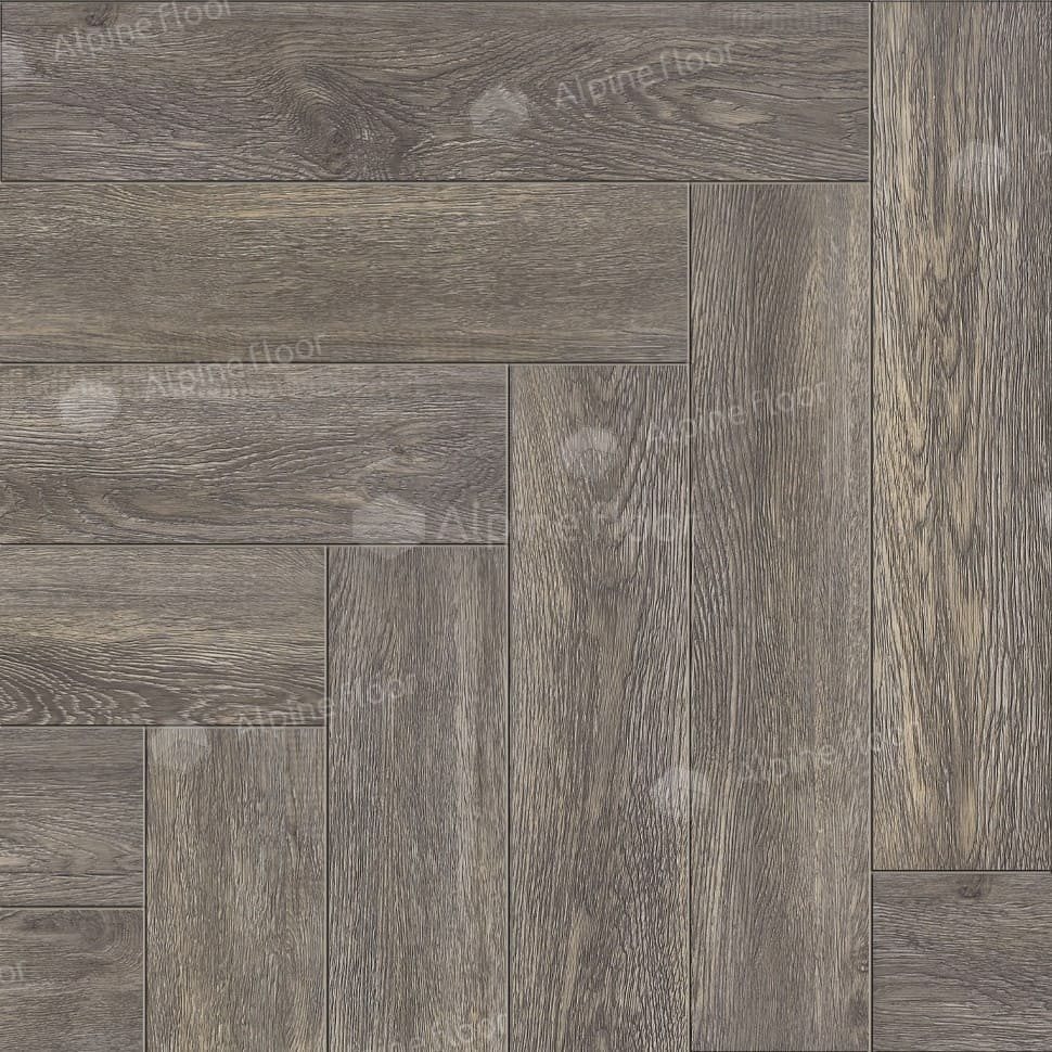Виниловая плитка "Alpine Floor" Parquet LVT Венге Грей (590*118*2,5 мм) — купить в Омске