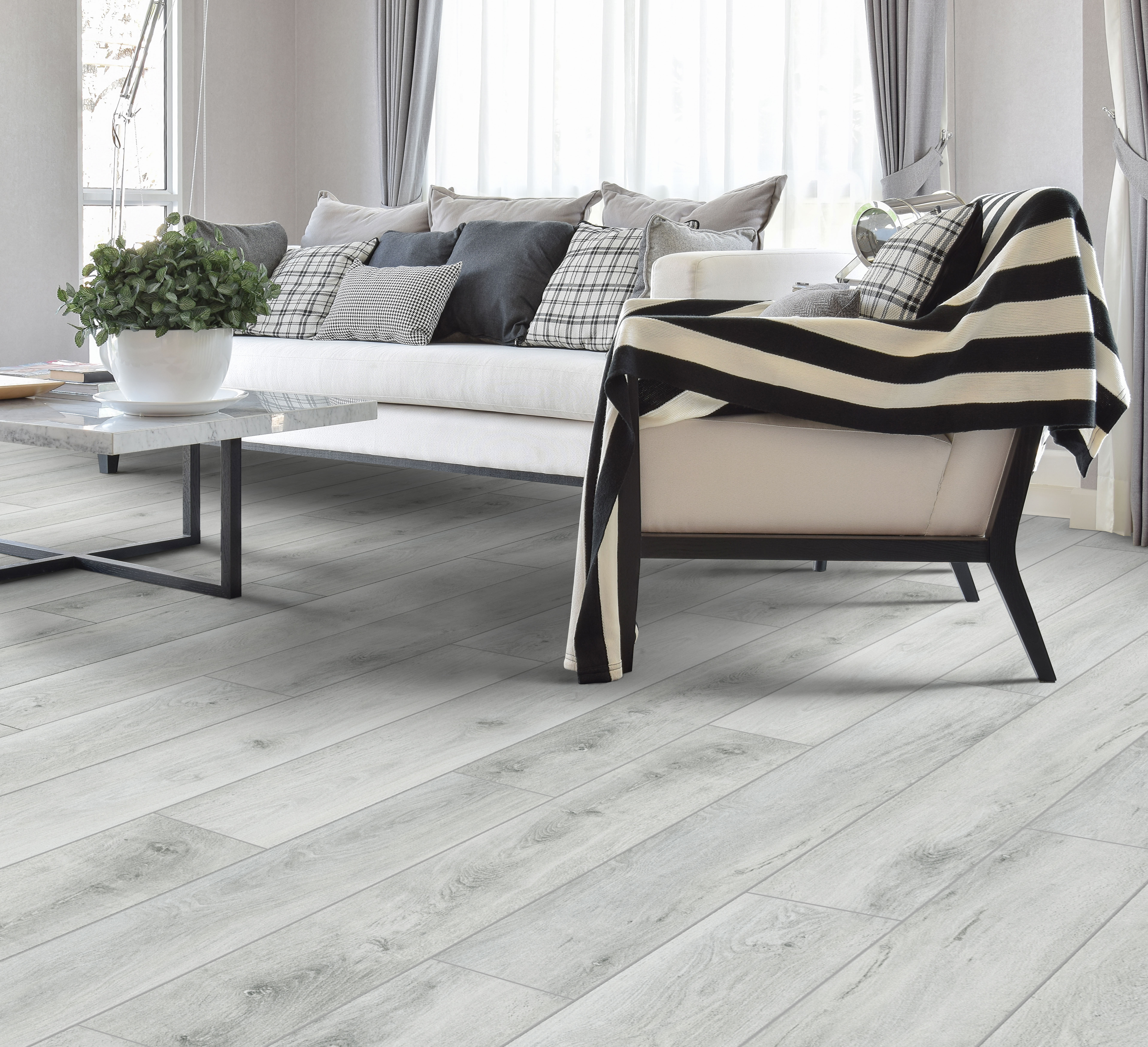 SPC ламинат  "Noventis" Mountain Ice (1200*180*4 мм) — купить в Омске