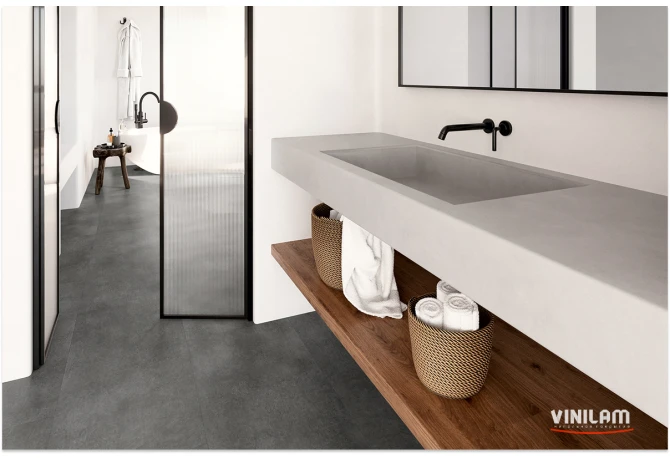 Кварц-винил Графит (914,4*457,2*2,5 мм) — купить в Омске